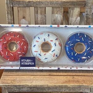 Patriotic Donuts - set of 3 donuts